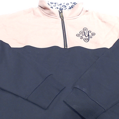 BLOOPER CLOTHING Monogrammed Quarter Zip Sweatshirt