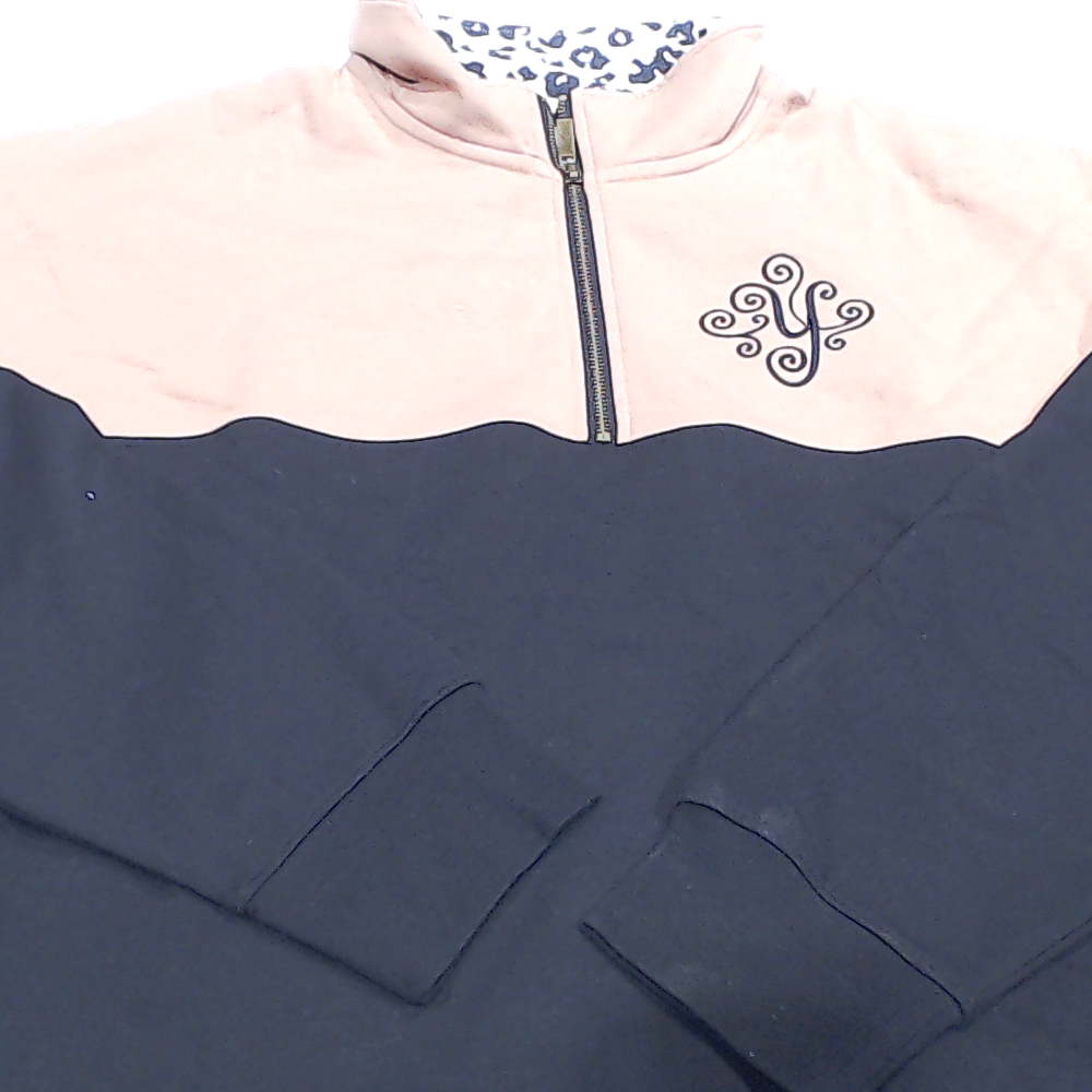 BLOOPER CLOTHING Monogrammed Quarter Zip Sweatshirt