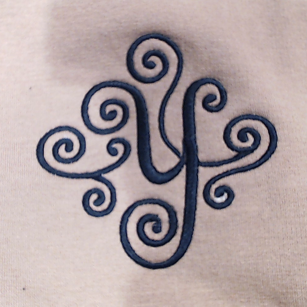 BLOOPER CLOTHING Monogrammed Quarter Zip Sweatshirt
