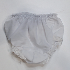 BLOOPER KIDS: Monogrammed White Eyelet Baby Bloomers