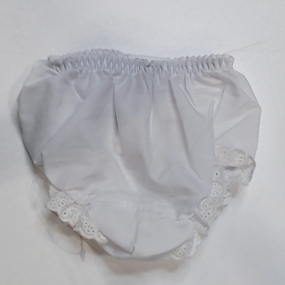 BLOOPER KIDS: Monogrammed White Eyelet Baby Bloomers