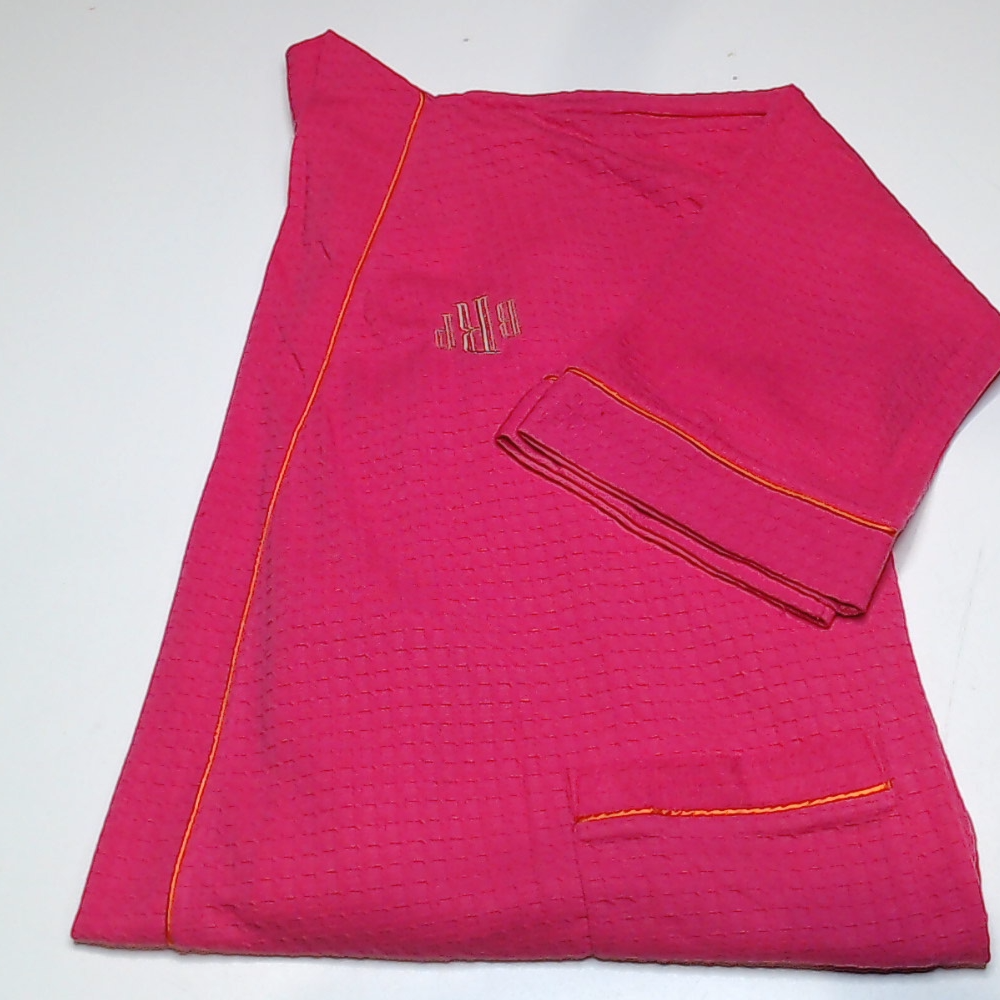 BLOOPER CLOTHING: Monogrammed Waffle Robe