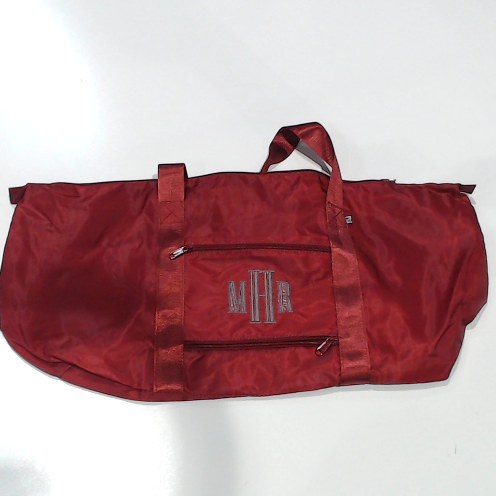 BLOOPER BAG: Monogrammed Carry On Weekender