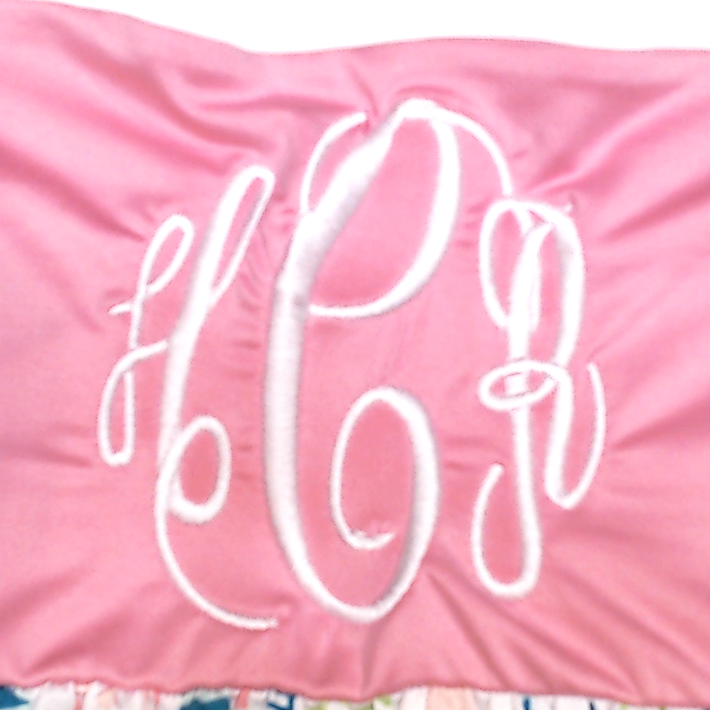 BLOOPER SWIM: Monogrammed Beach Cover Up