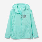 Monogrammed Lightweight Rain Jacket | Mint