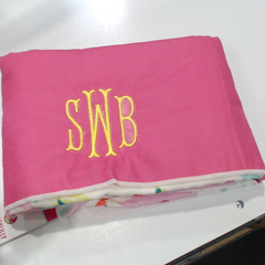 BLOOPER SWIM: Monogrammed Beach Towel