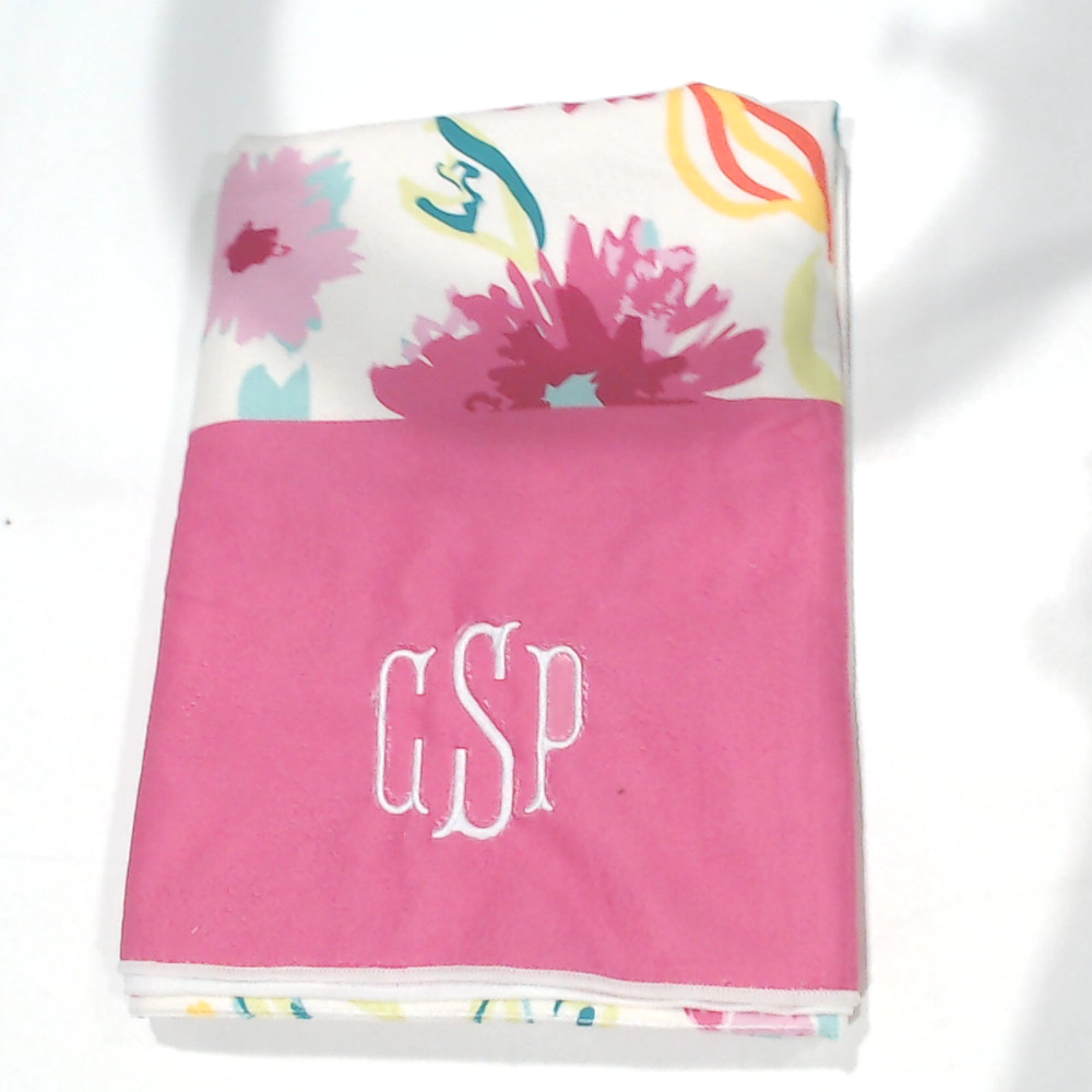 BLOOPER SWIM: Monogrammed Beach Towel