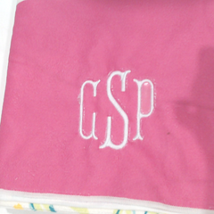 BLOOPER SWIM: Monogrammed Beach Towel