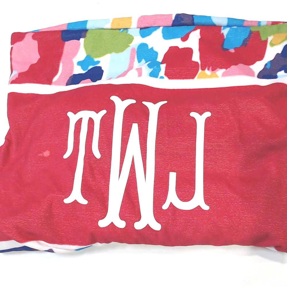 BLOOPER SWIM: Monogrammed Chair Cover
