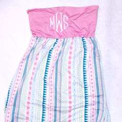 BLOOPER SWIM: Monogrammed Beach Cover Up