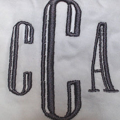 BLOOPER KIDS: Monogrammed Baby Bib