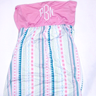BLOOPER SWIM: Monogrammed Beach Cover Up