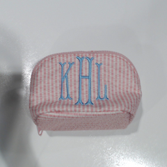 BLOOPER BAG: Monogrammed Makeup Bag