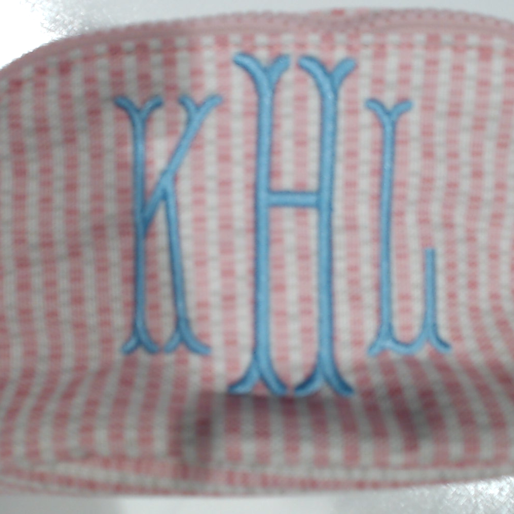 BLOOPER BAG: Monogrammed Makeup Bag