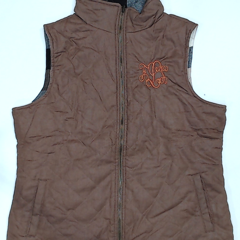 BLOOPER CLOTHING: Monogrammed Reversible Vest