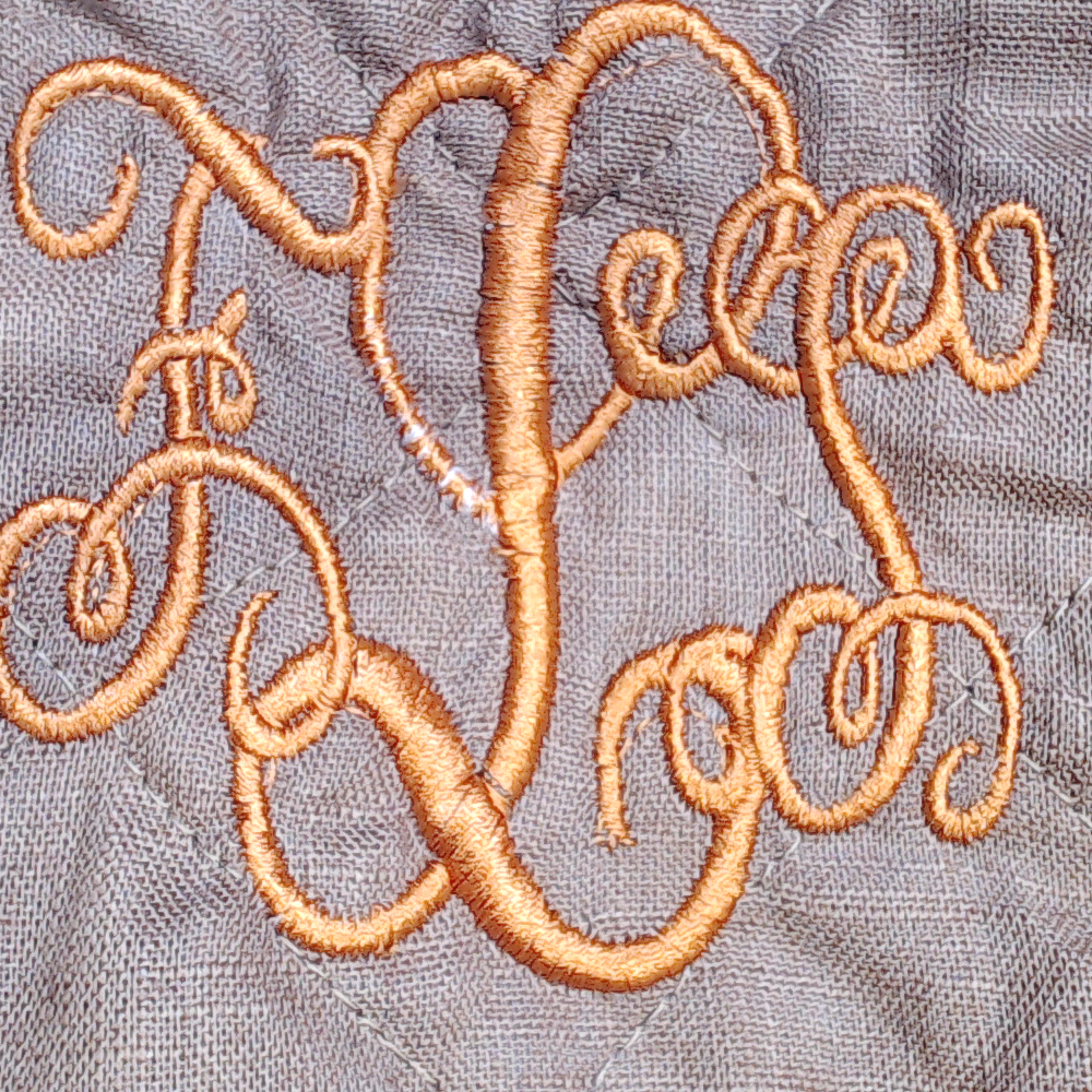 BLOOPER CLOTHING: Monogrammed Reversible Vest
