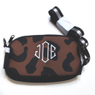 BLOOPER BAG: Monogrammed Neoprene Phone Crossbody