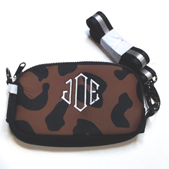 BLOOPER BAG: Monogrammed Neoprene Phone Crossbody