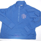 BLOOPER CLOTHING: Monogrammed Quarter Zip Pullover