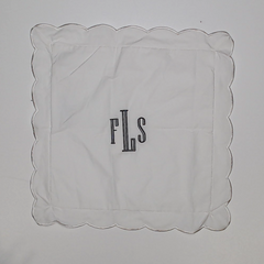 BLOOPER ACCESSORY: Monogrammed Pillow Sham