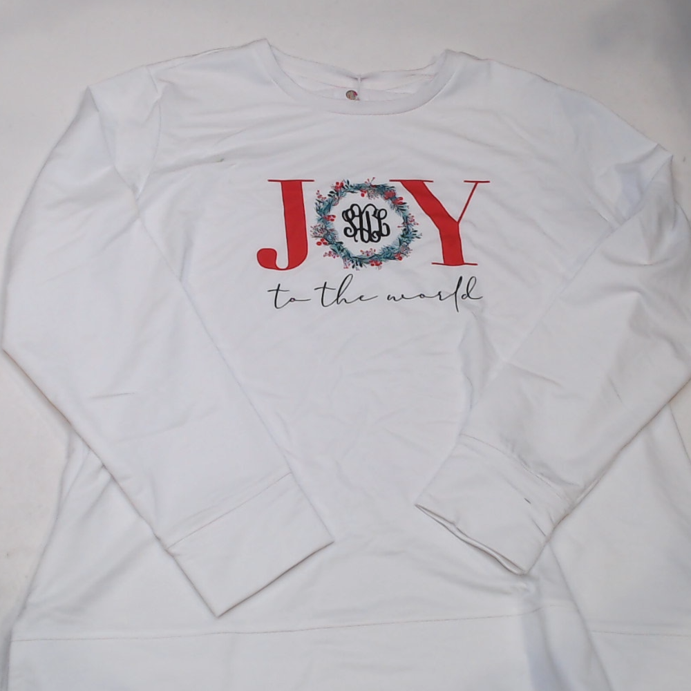 BLOOPER CLOTHING: Personalized Joy to the World Crewneck Sweatshirt