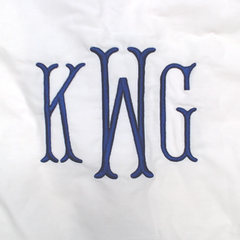 BLOOPER ACCESSORY: Monogrammed Pillow Sham