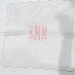 BLOOPER ACCESSORY: Monogrammed Pillow Sham