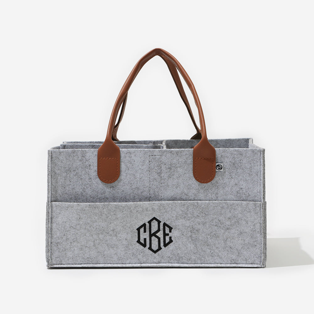 Personalized Home Organizer in Heathered Grey