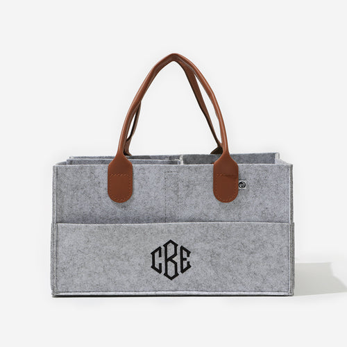 Personalized Home Organizer in Heathered Grey