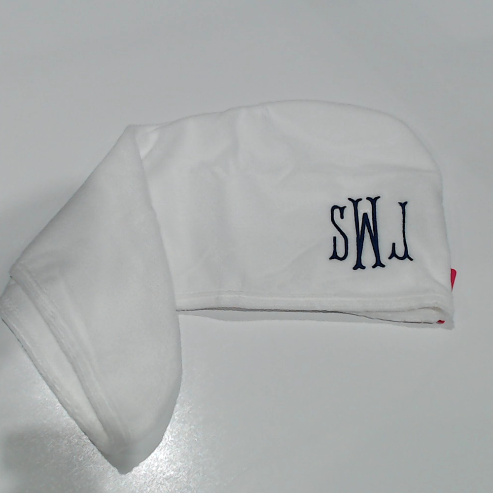 BLOOPER ACCESSORY: Monogrammed Hair Towel Wrap