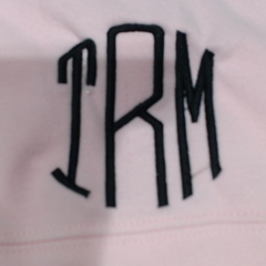 BLOOPER CLOTHING: Monogrammed Sequin Teacher Sweatshirt