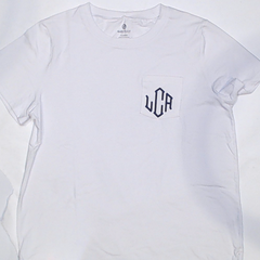 BLOOPER CLOTHING: Monogrammed Pocket T-Shirt
