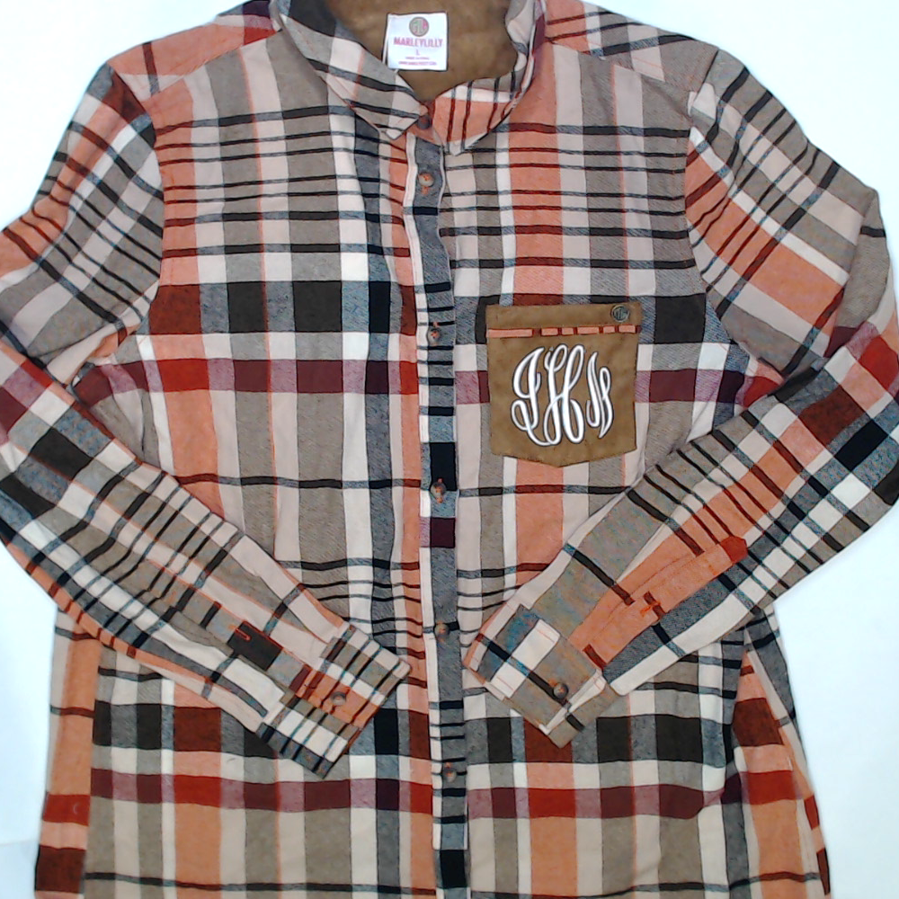 BLOOPER CLOTHING: Monogrammed Plaid Layering Tunic