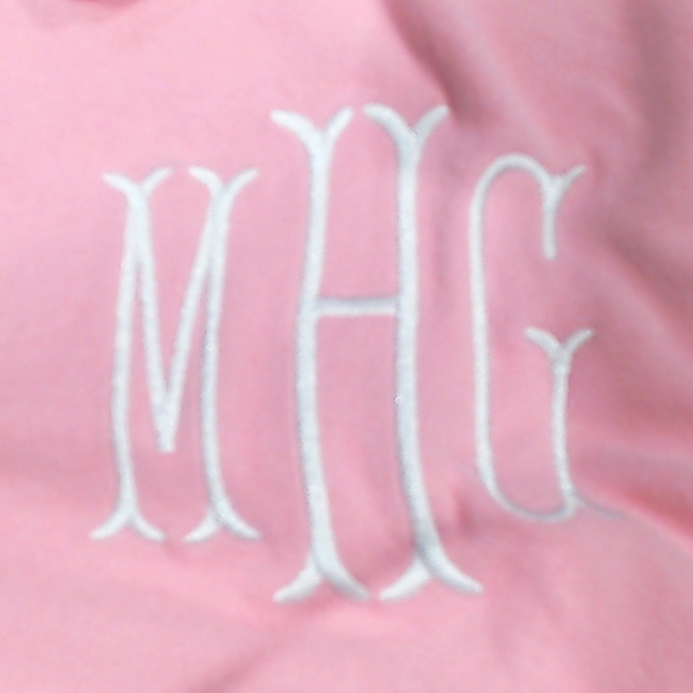 BLOOPER CLOTHING: Monogrammed Sequin Hearts Sweatshirt