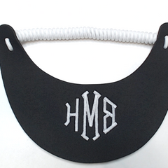 BLOOPER ACCESSORY: Monogrammed Foam Adjustable Visor
