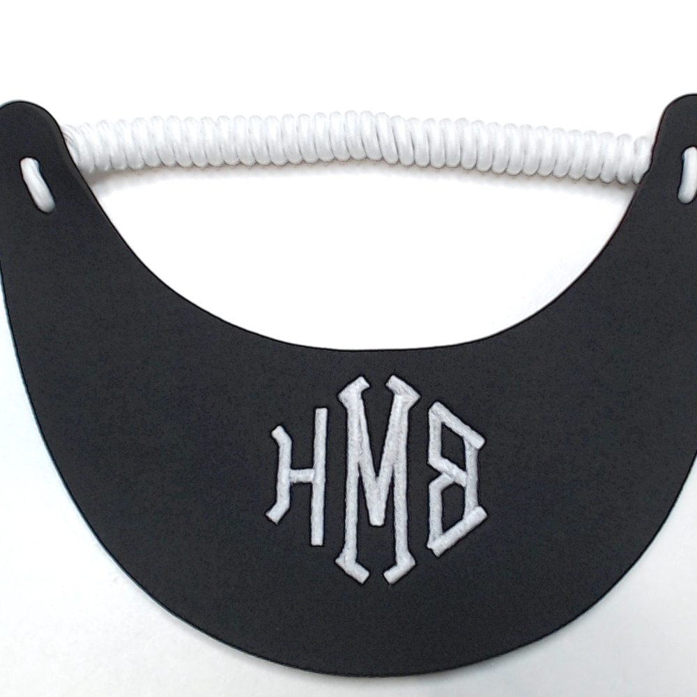BLOOPER ACCESSORY: Monogrammed Foam Adjustable Visor