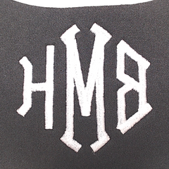 BLOOPER ACCESSORY: Monogrammed Foam Adjustable Visor