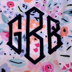 BLOOPER SWIM: Monogrammed Sarong