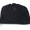 BLOOPER BAG: Monogrammed Diamond Quilted Garment Bag