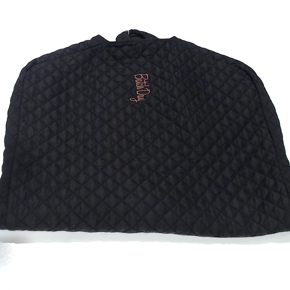 BLOOPER BAG: Monogrammed Diamond Quilted Garment Bag