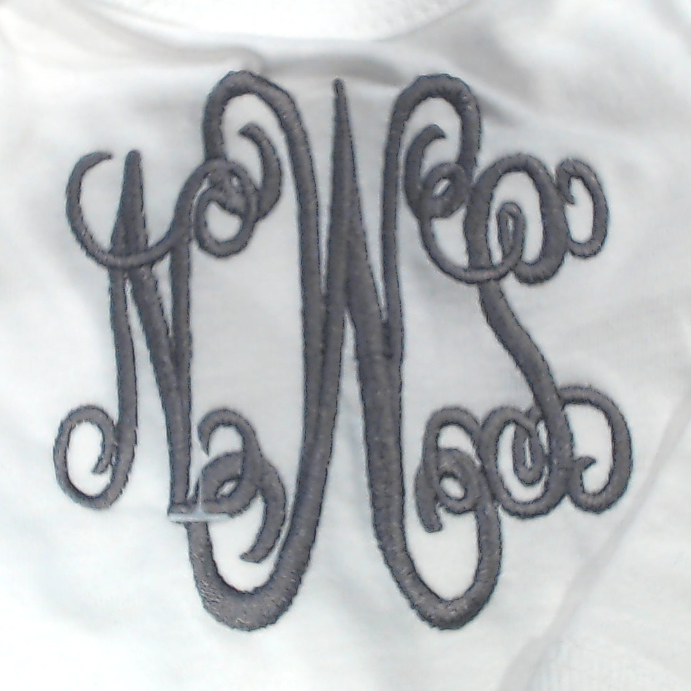 BLOOPER KIDS: Monogrammed Baby Long Sleeve Bodysuit