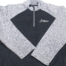 BLOOPER CLOTHING: Monogrammed Colorblock Quarter Zip Pullover
