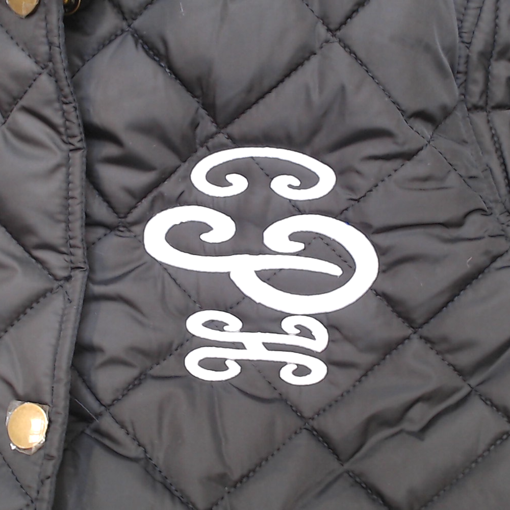 BLOOPER CLOTHING: Monogrammed Winter Coat