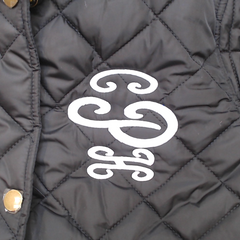 BLOOPER CLOTHING: Monogrammed Winter Coat