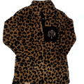 BLOOPER CLOTHING: Monogrammed Leopard Sherpa Pullover