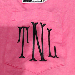 BLOOPER CLOTHING: Monogrammed Sequin Teacher Tee