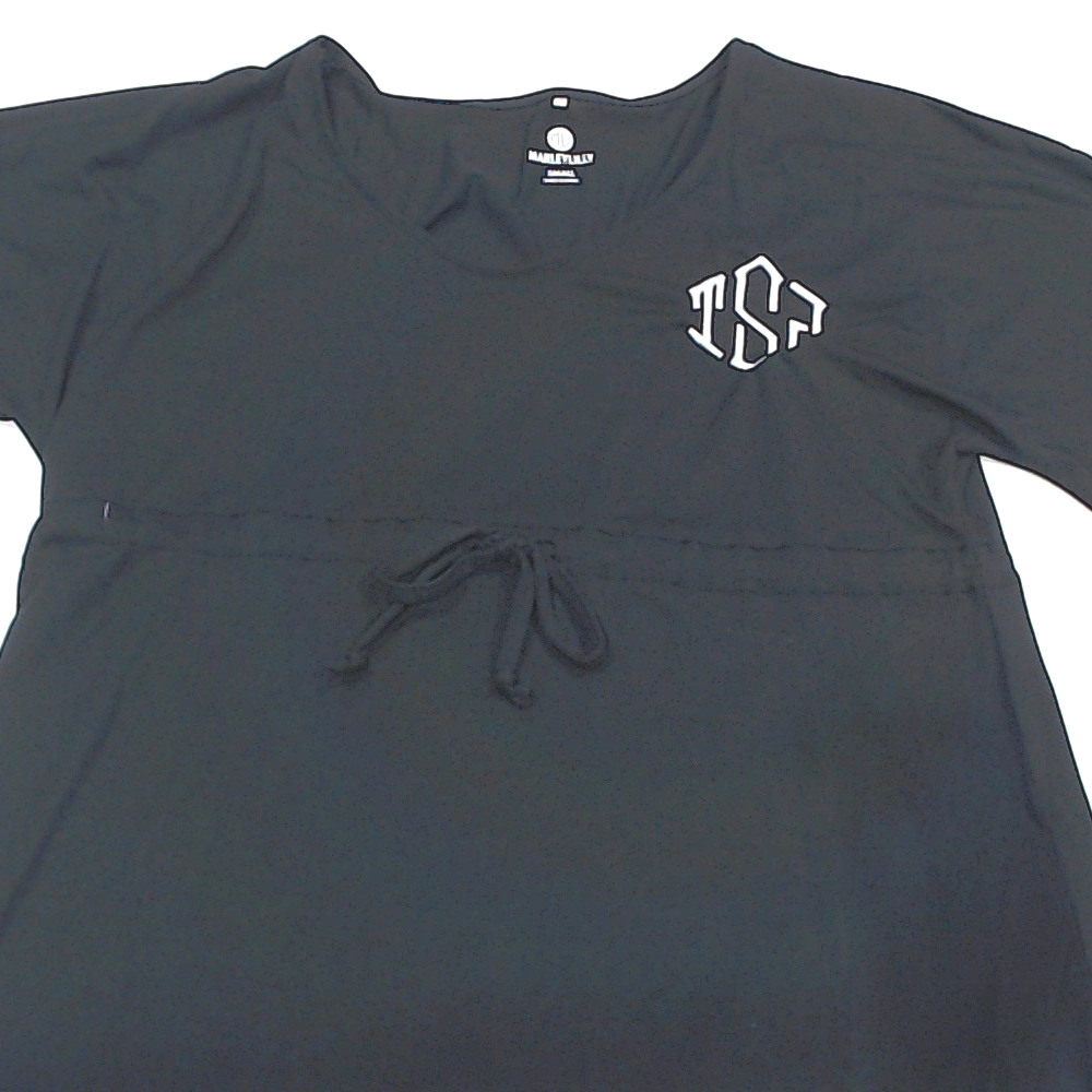 BLOOPER CLOTHING: Monogrammed Cinch Waist Cover Up