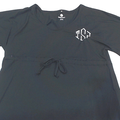 BLOOPER CLOTHING: Monogrammed Cinch Waist Cover Up