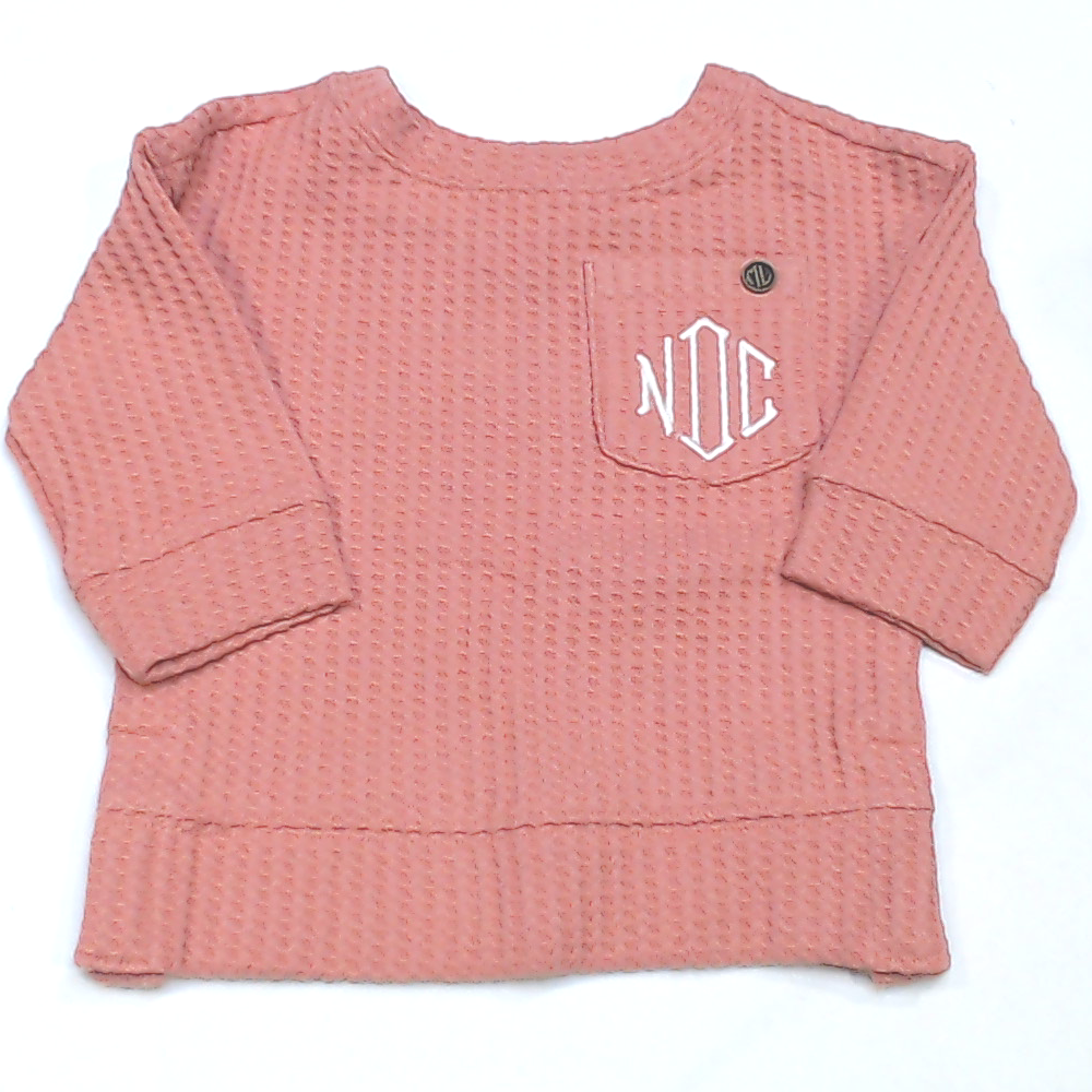 BLOOPER KIDS: Monogrammed Kids Waffle Crewneck Sweatshirt