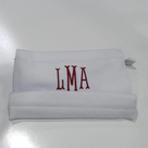 BLOOPER BAG: Monogrammed Terry Toiletry Bag